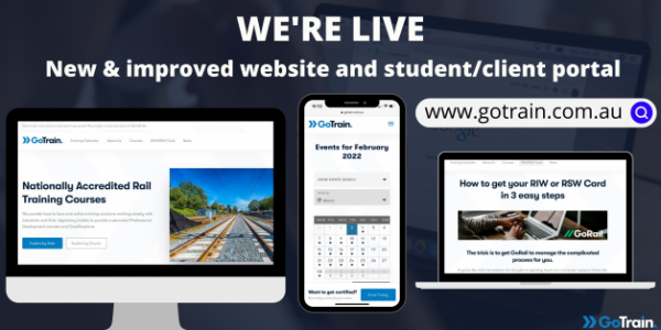 New website & student/client portal